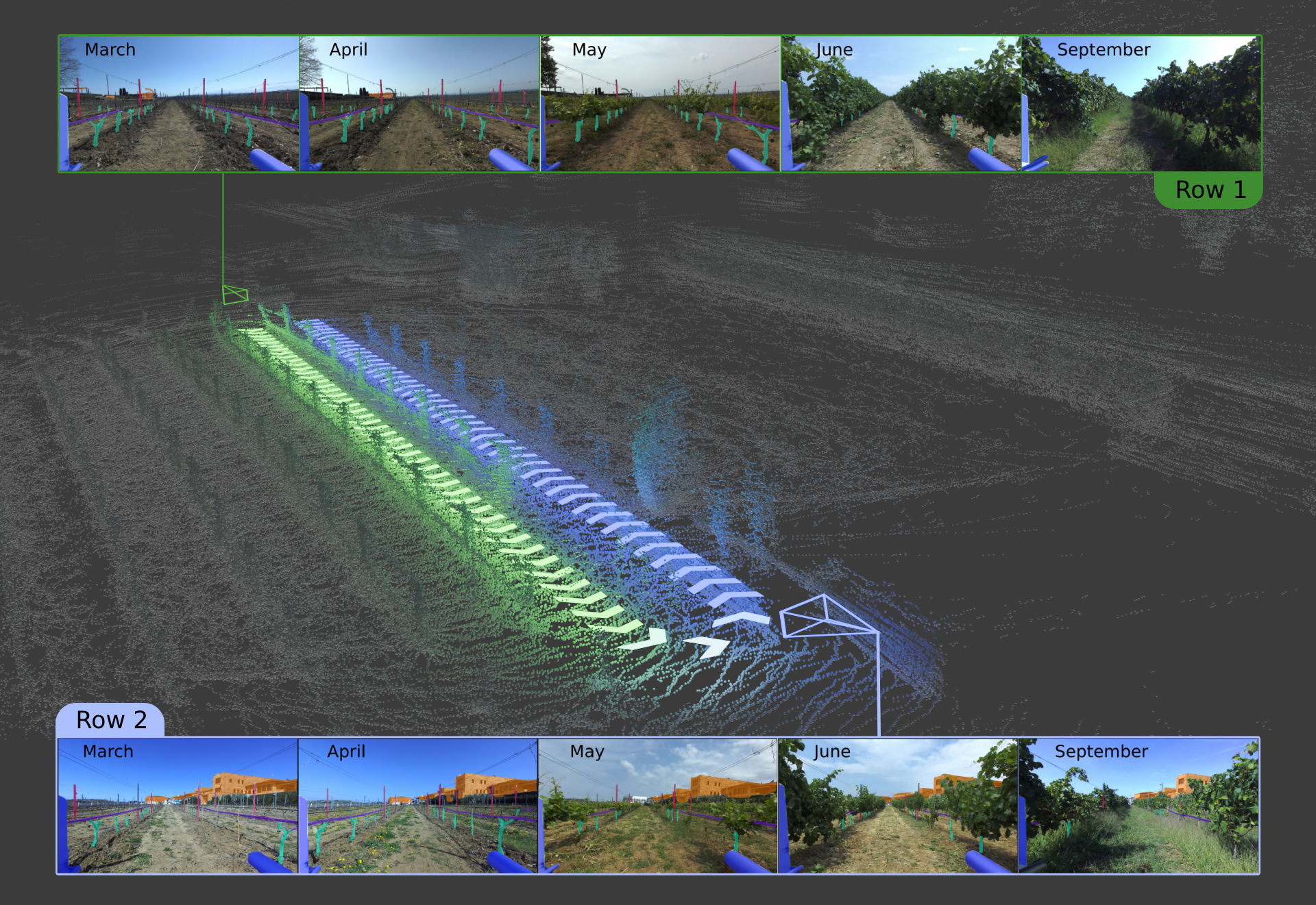 Vineyard dataset map